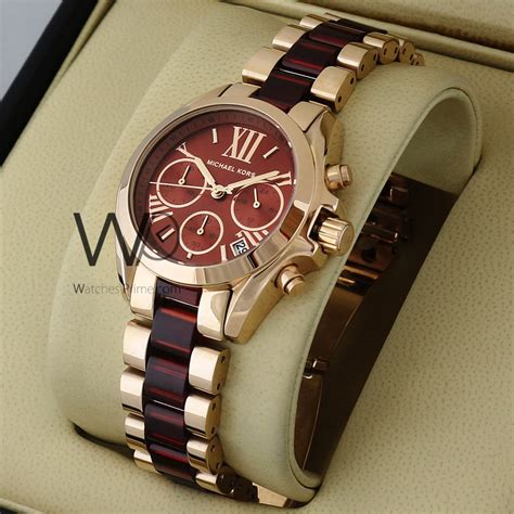 red watches red and gold michael kors|red michael kors watch men's.